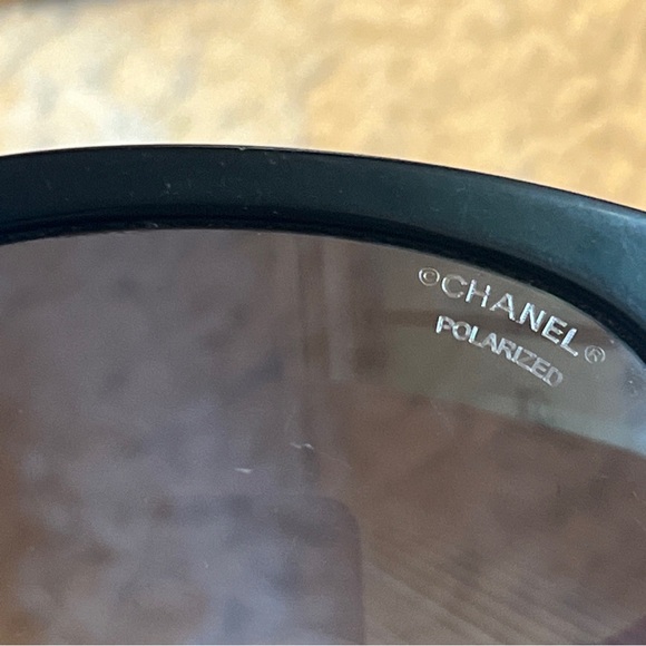 CHANEL Polarized Square CC Sunglasses 5380 Black - Picture 9 of 9